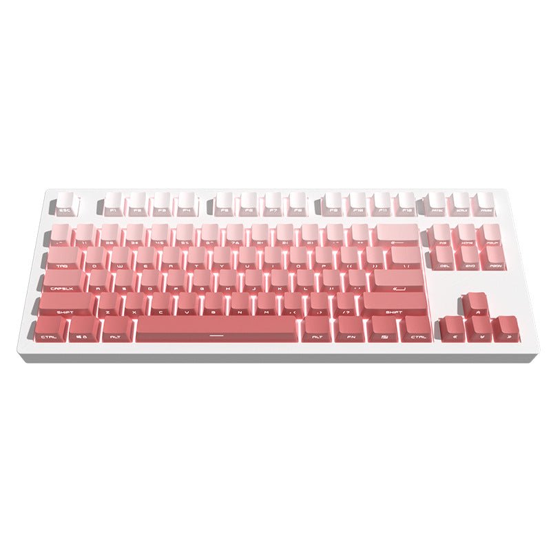 Glacier Gradient PBT Dyed Sub Cherry Profile Side Print Keycaps Set-