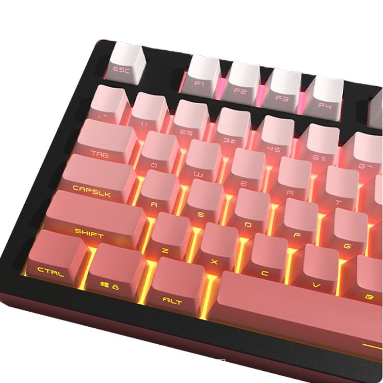 Glacier Gradient PBT Dyed Sub Cherry Profile Side Print Keycaps Set-