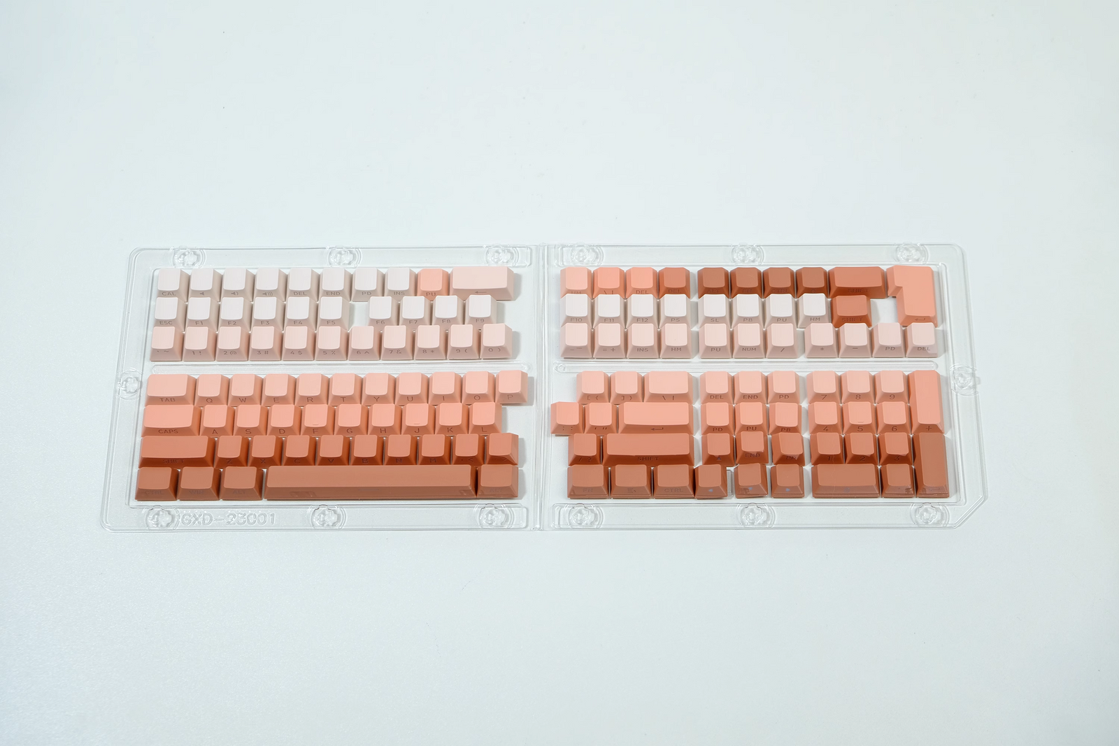 Glacier Gradient PBT Dyed Sub Cherry Profile Side Print Keycaps Set