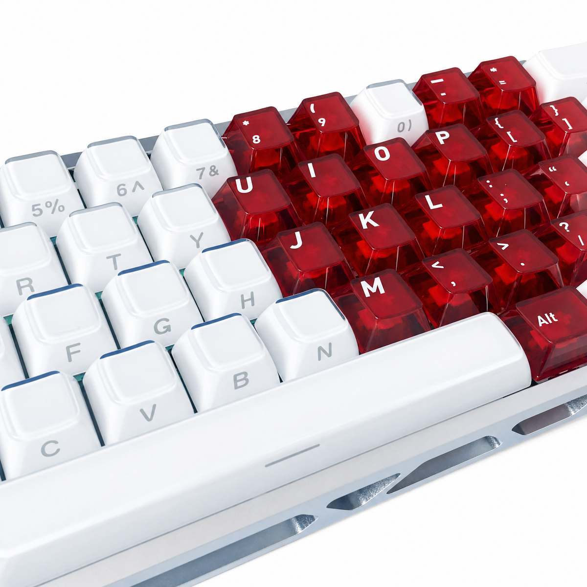 Glacier Heart Keycaps Set