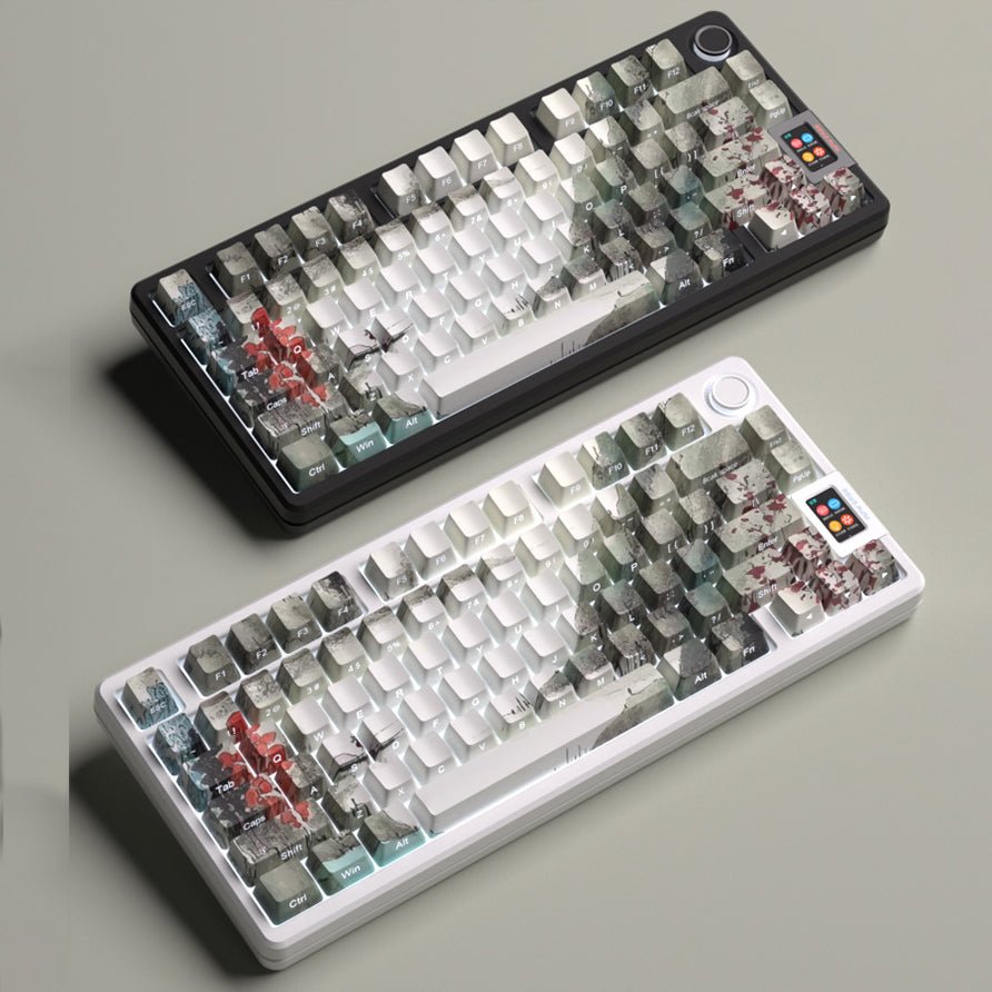 Glacier Ink Painting Keycaps Set