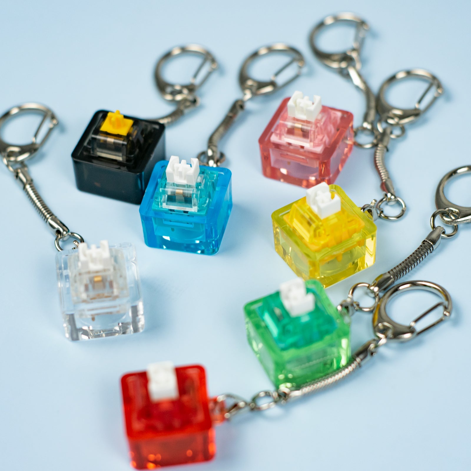 Glacier Mechanical Switches Keychain/Fidget/Tester (Switch and Keycap not included)-