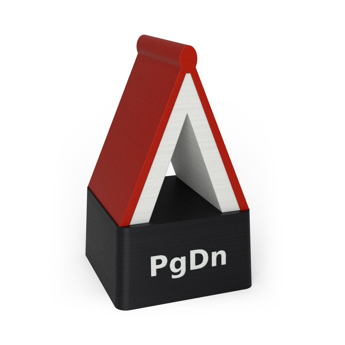 Page Down 3D printed artisan keycap