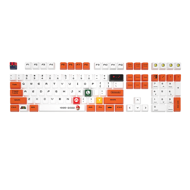 Glacier Mario Keycaps Set - Thumbnail 4