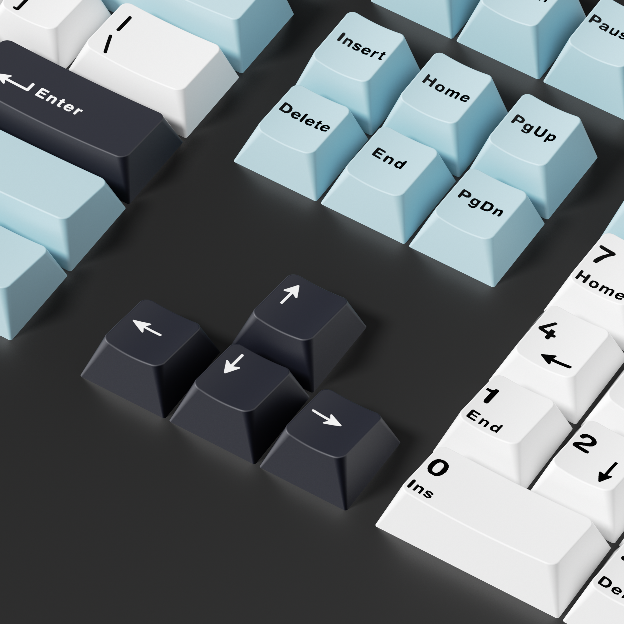Glacier Mix Keycaps Set