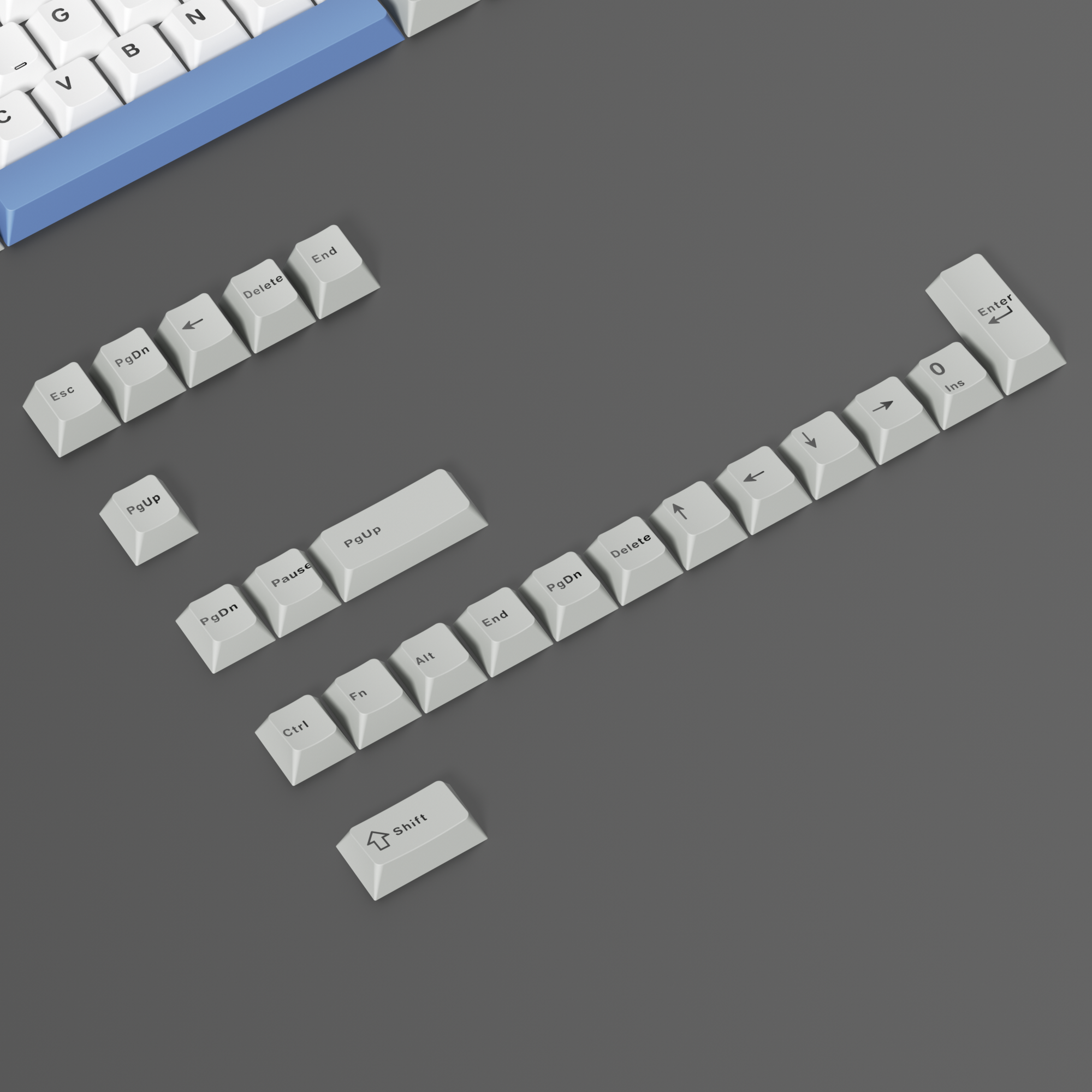 Glacier Mix Keycaps Set