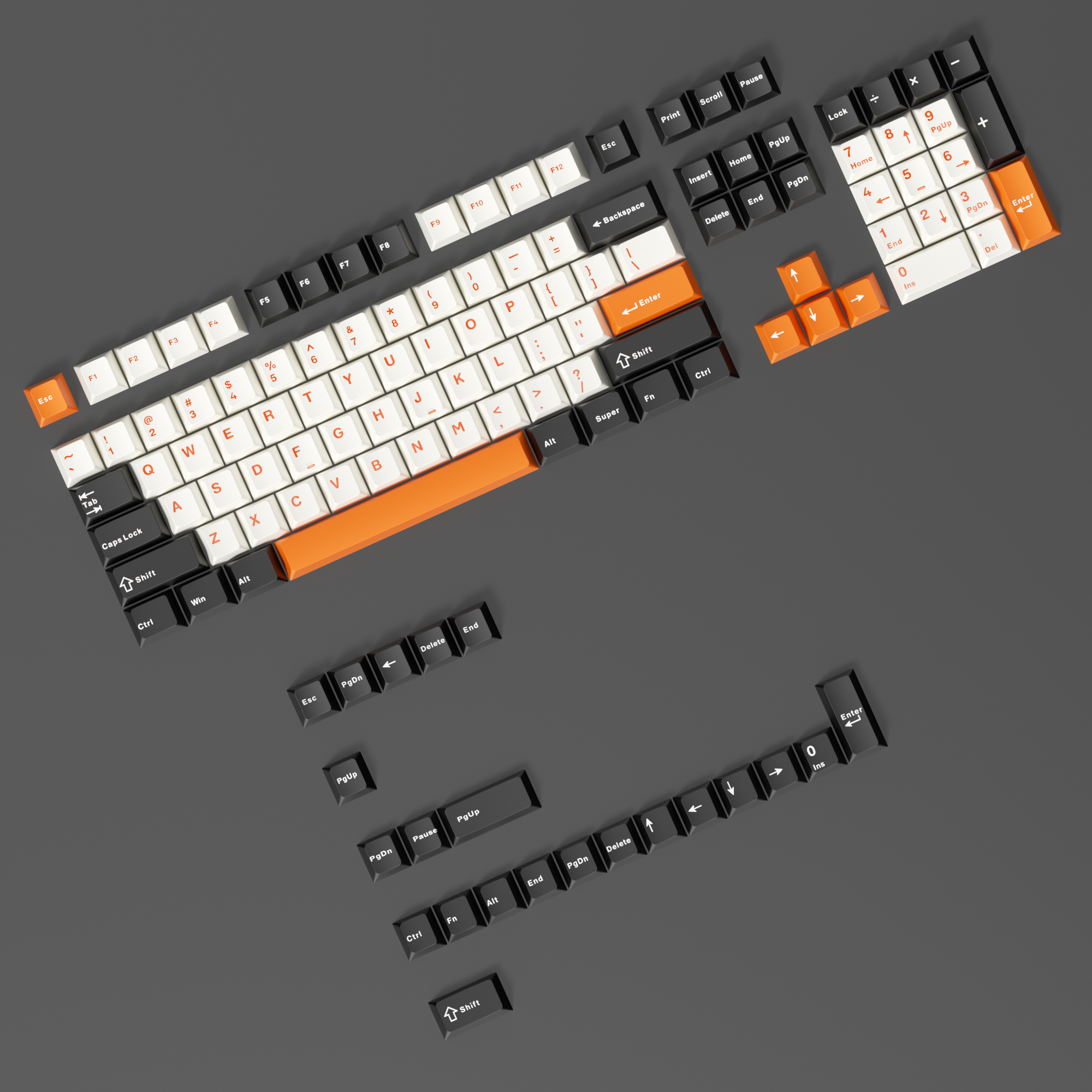 Glacier Mix Keycaps Set
