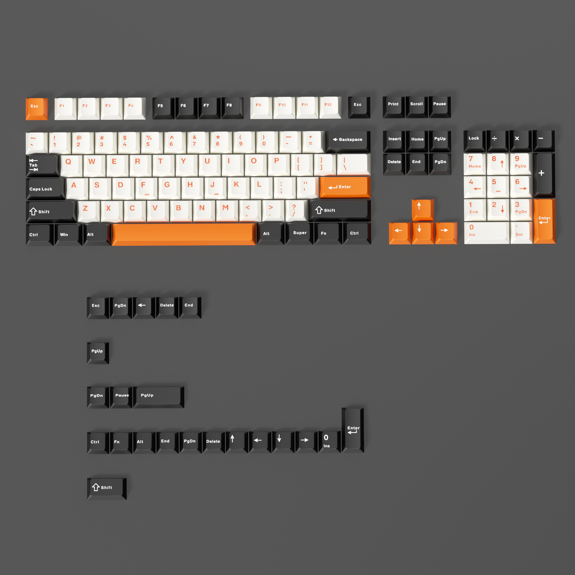 Glacier Mix Keycaps Set