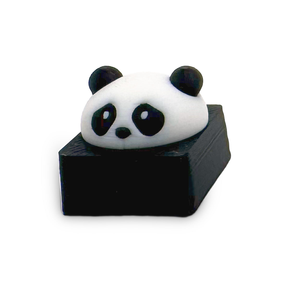 Panda Face 3D printed artisan keycap