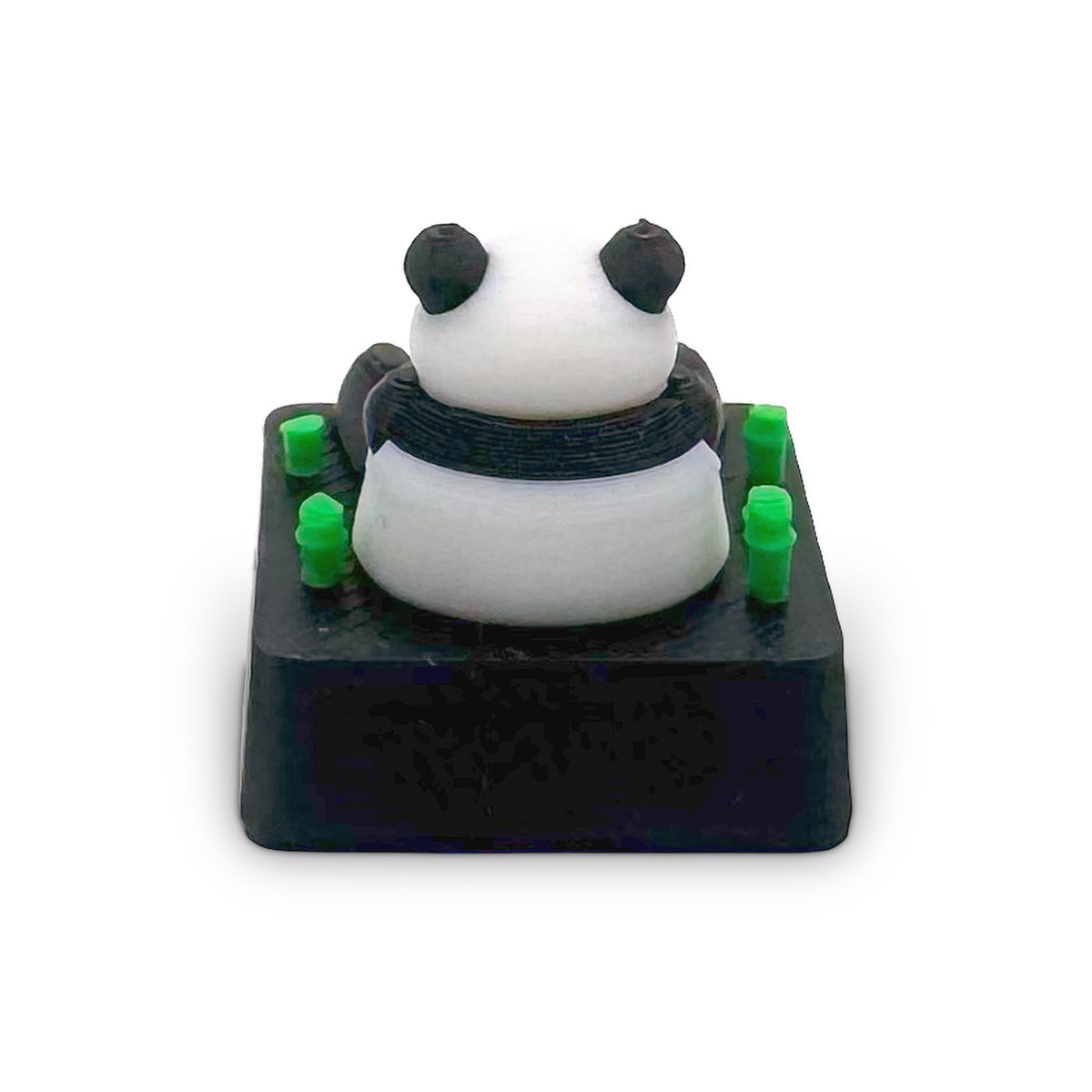 Food Coma 3D printed artisan keycap, back view