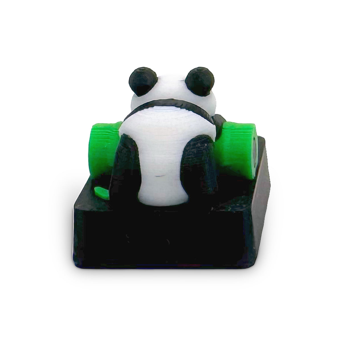 Nap 3D printed artisan keycap, back view