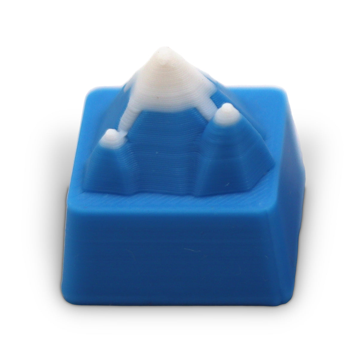 Glacier Peak 3D printed artisan keycap