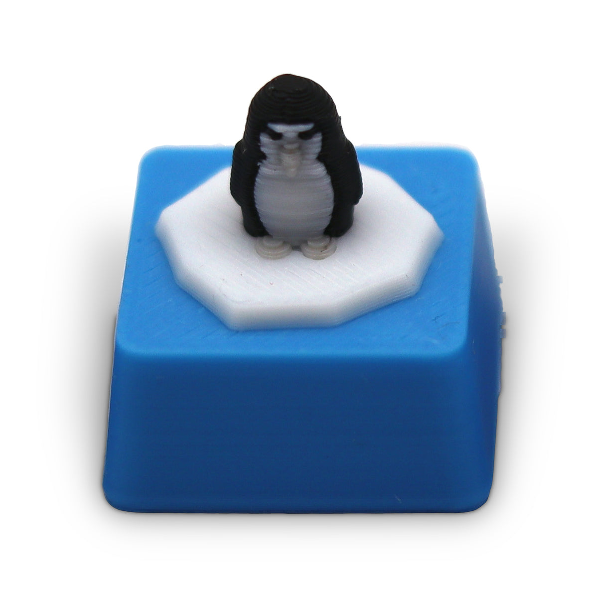 Penguin on Ice 3D printed artisan keycap