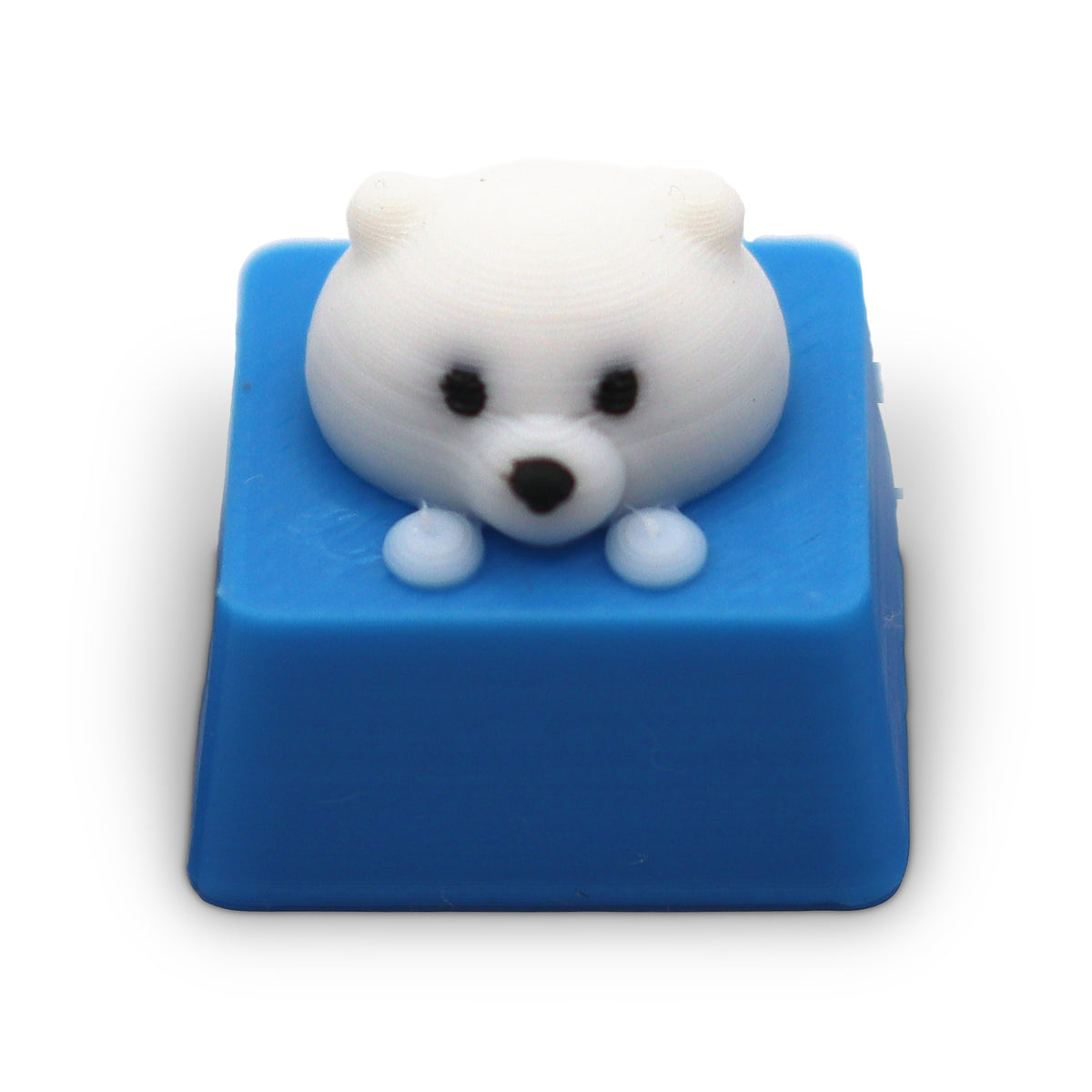 Polar Bear 3D printed artisan keycap