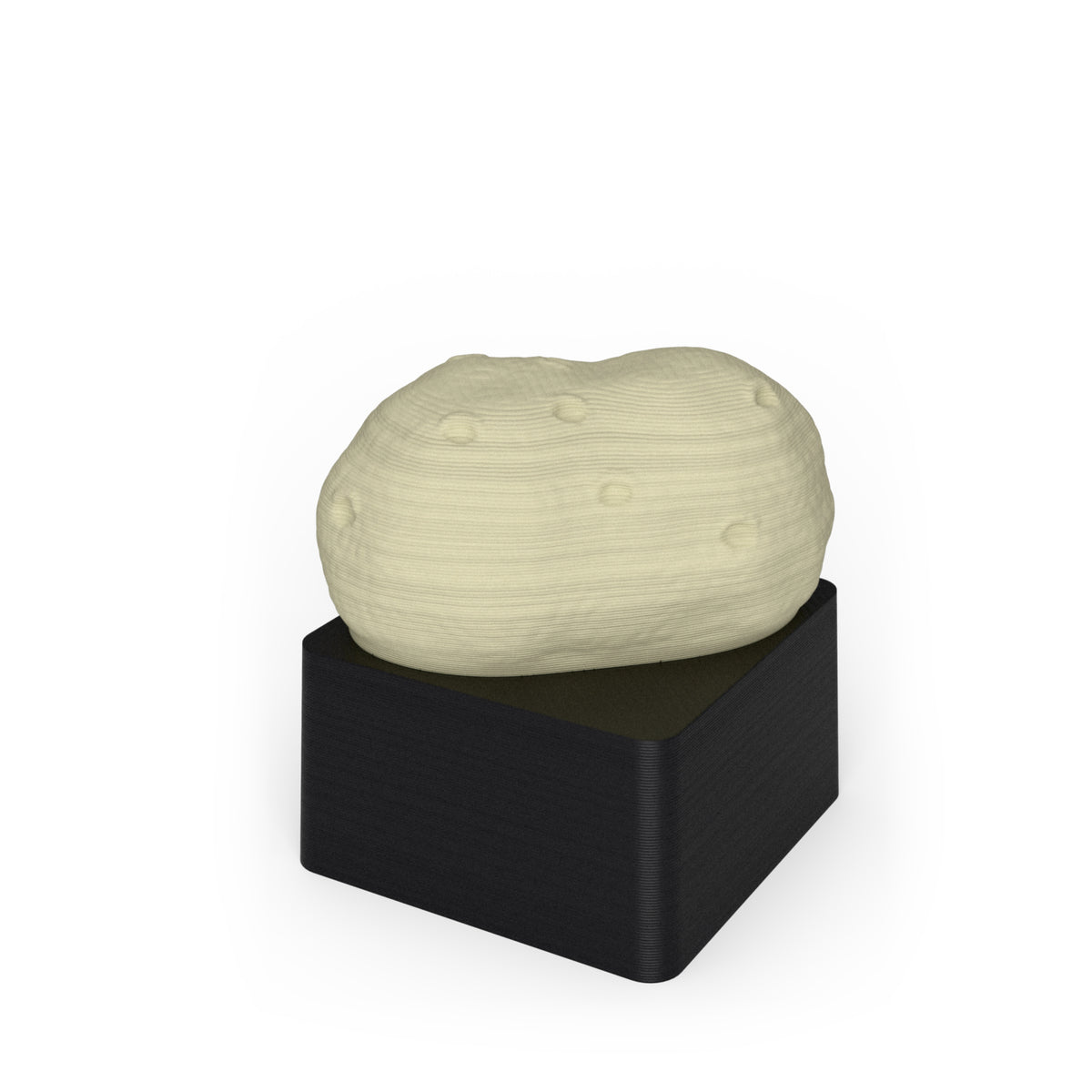 Potato 3D printed artisan keycap