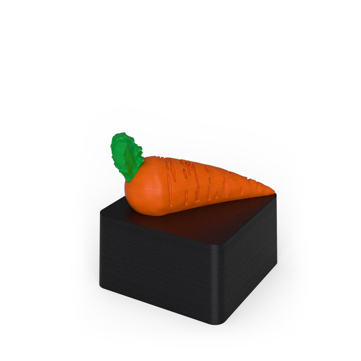 Carrot 3D printed artisan keycap
