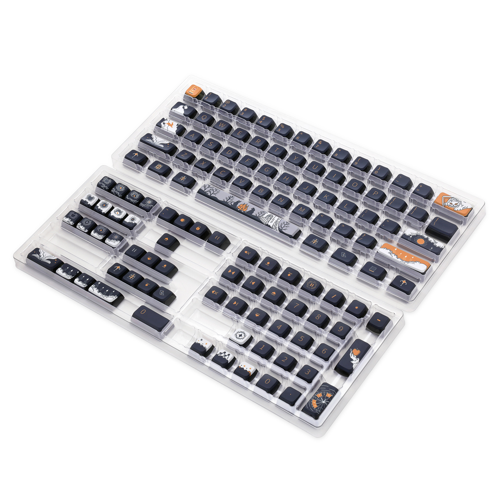 Glacier Skyloong GK7 PBT Translucent Keycaps-