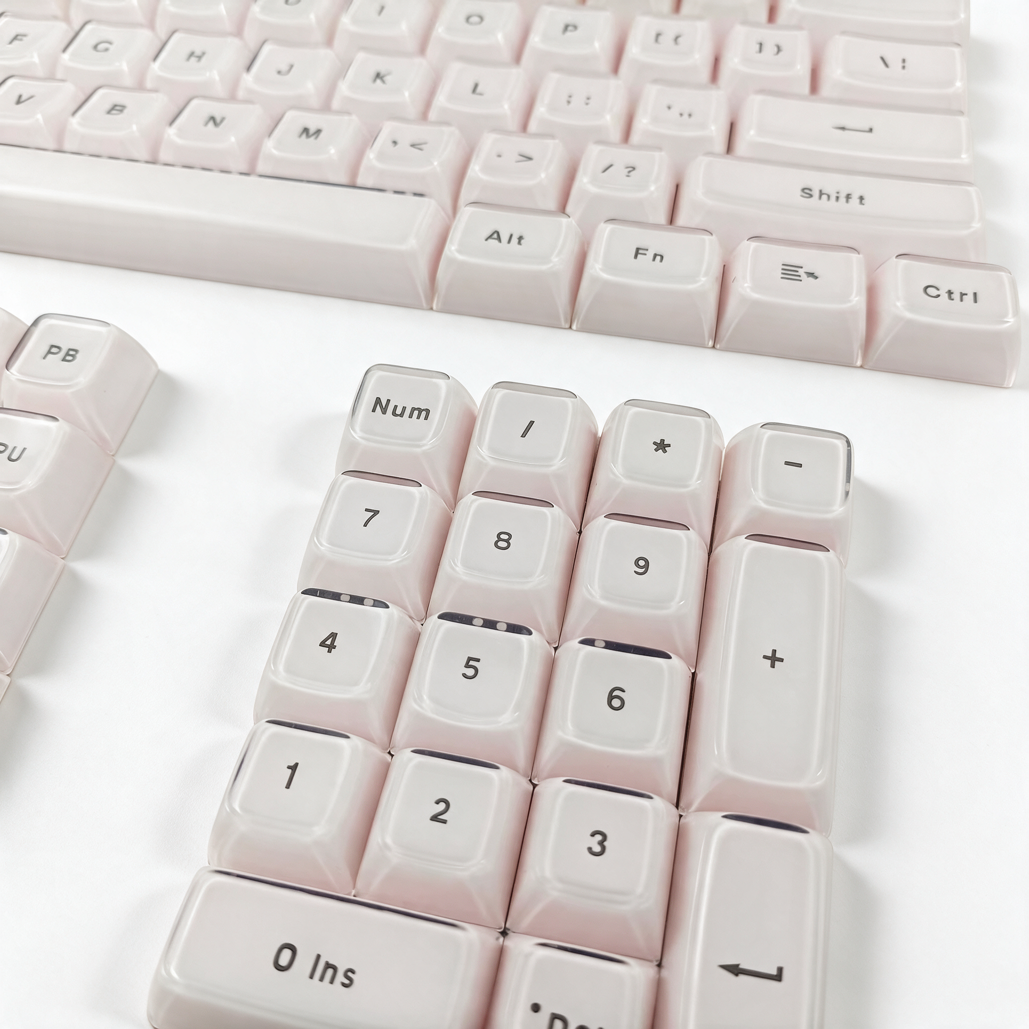 Glacier Crystal Jelly Keycaps Set