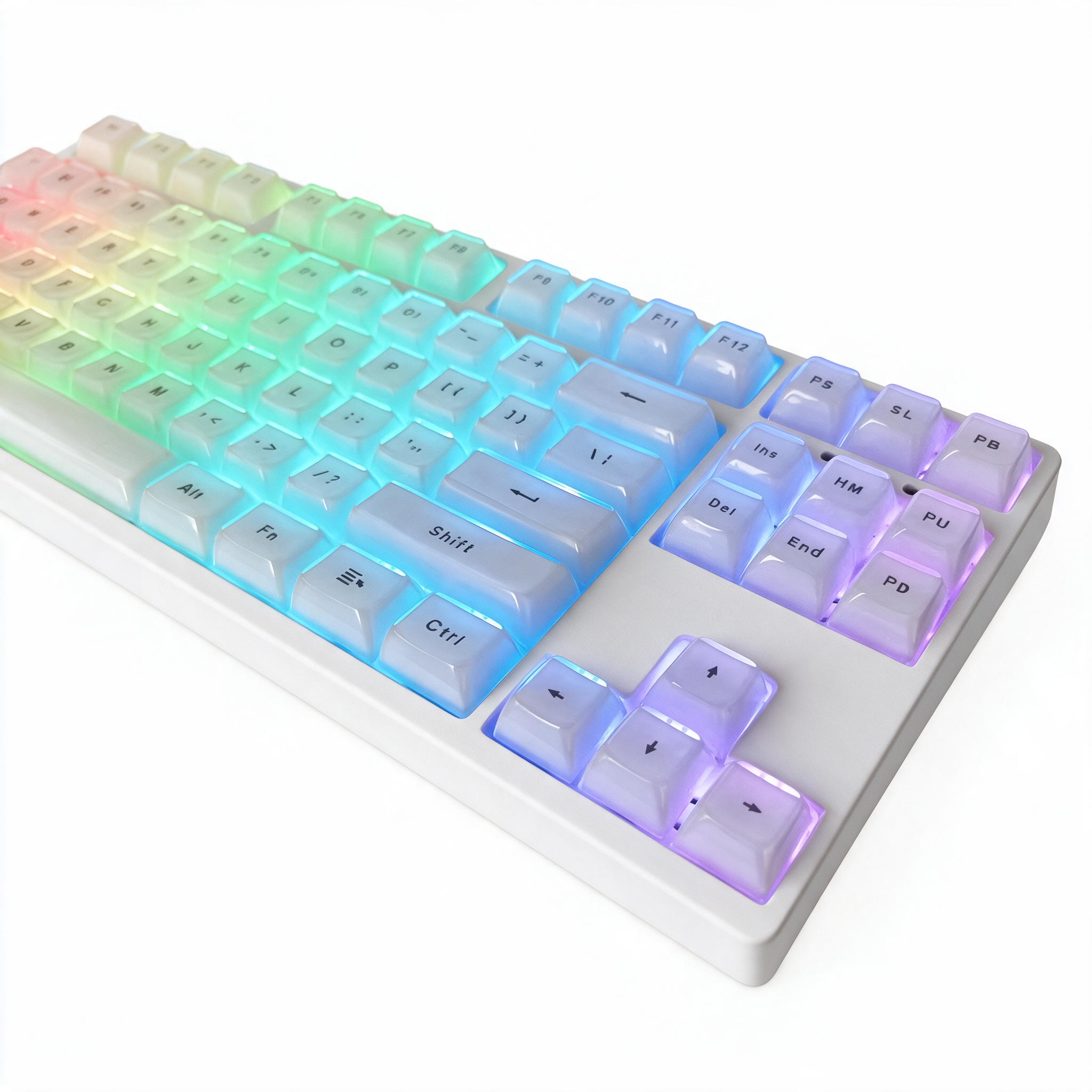 Glacier Crystal Jelly Keycaps Set