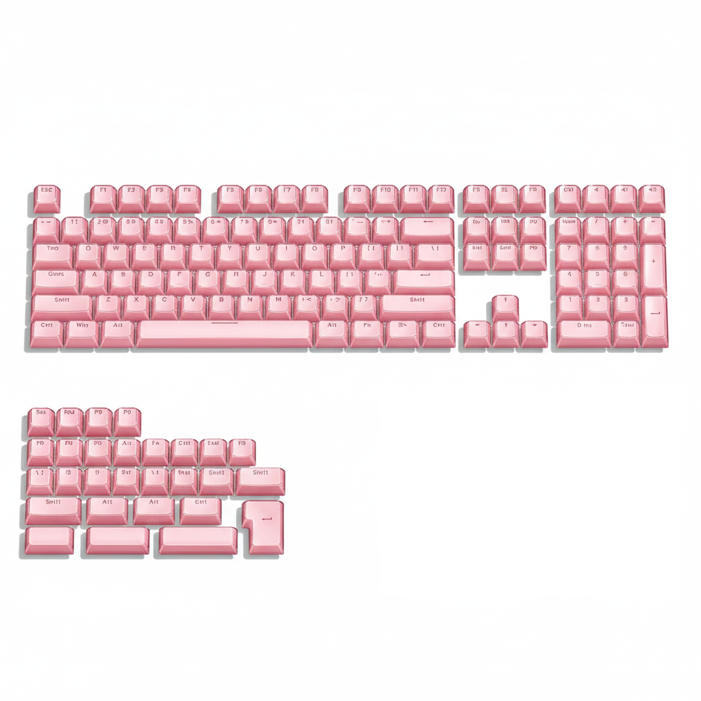 Glacier Crystal Jelly Keycaps Set