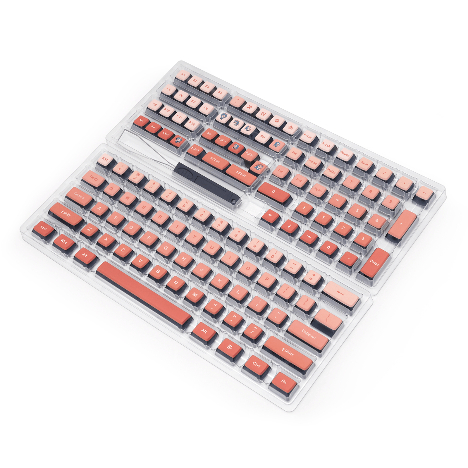 Glacier Skyloong GK7 PBT Translucent Keycaps-