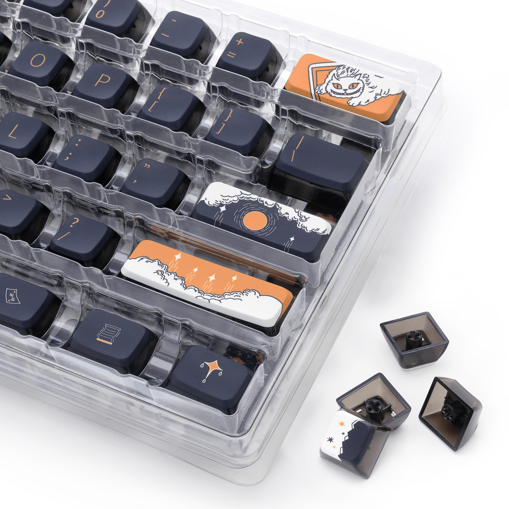 Glacier Skyloong GK7 PBT Translucent Keycaps-