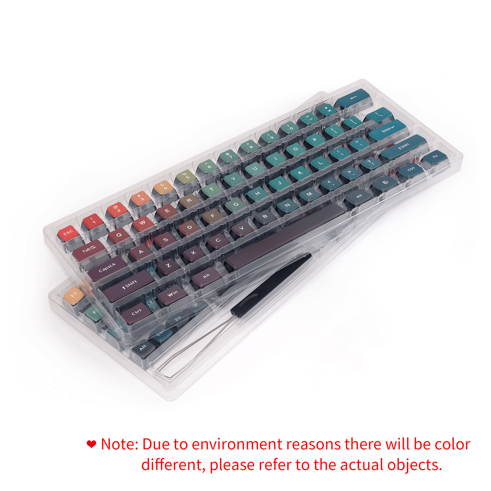 Glacier Skyloong GK7 PBT Translucent Keycaps-