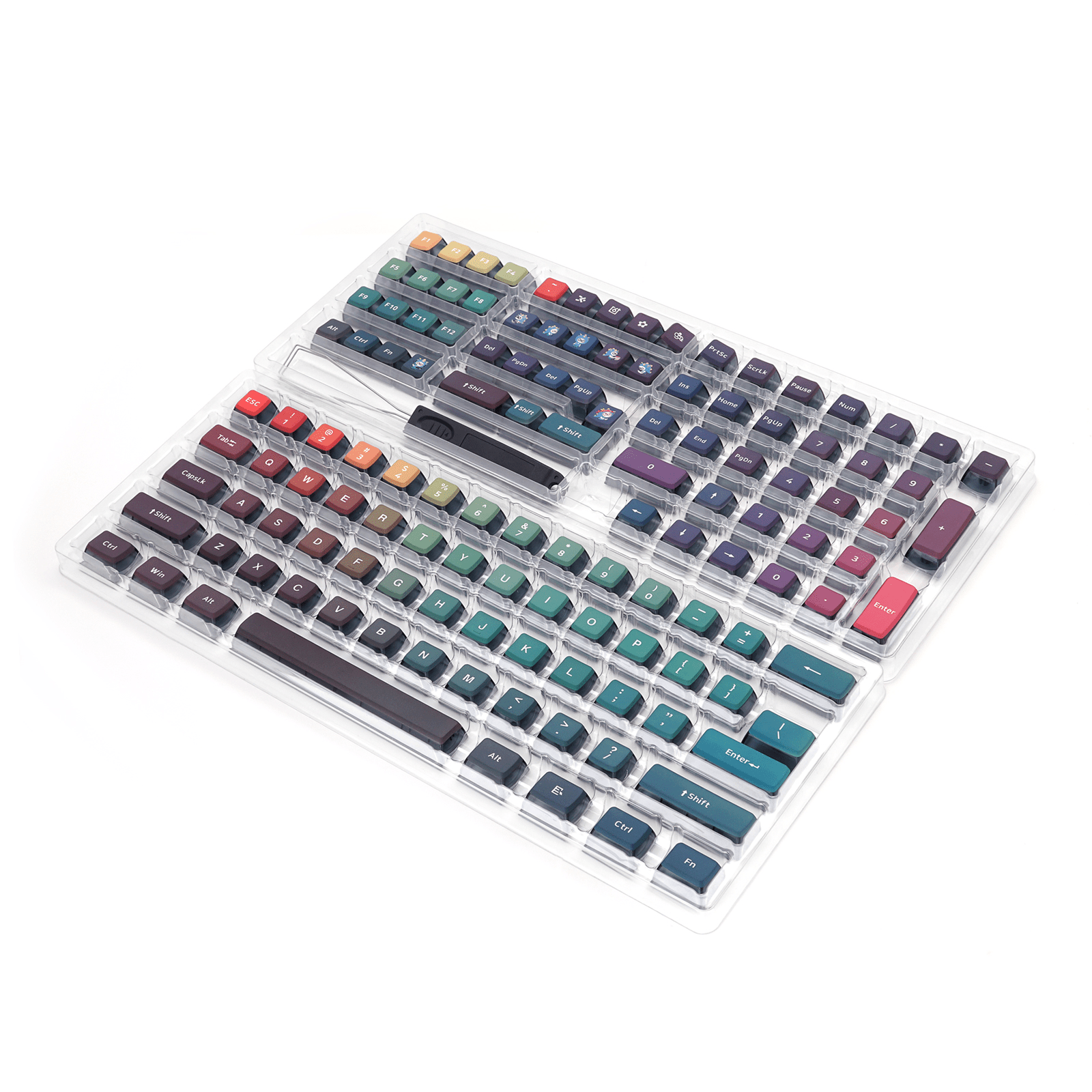 Glacier Skyloong GK7 PBT Translucent Keycaps-