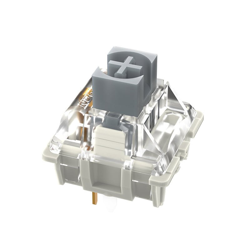 Glacier Gateron G Pro 2.0 Switches Set with Key Switches/Caps Puller Included-Silver-105 Switches