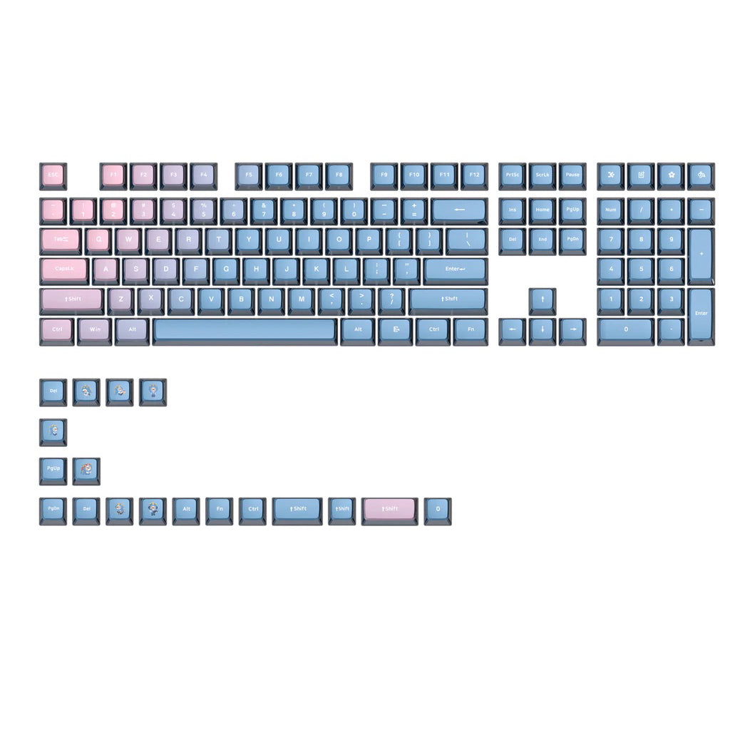 Glacier Skyloong GK7 PBT Translucent Keycaps-Blue Enchantress-