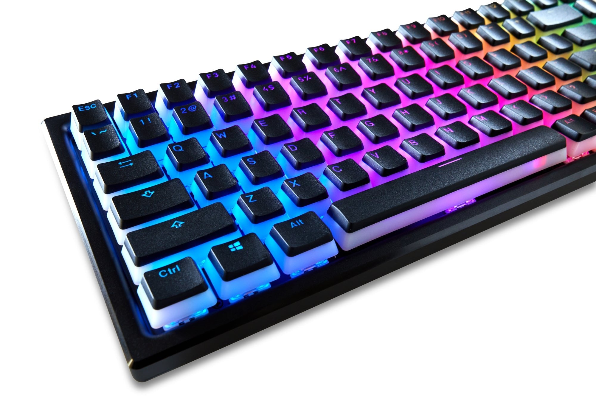 Glacier Frosted PBT Keycaps Set OEM Profile-Black-