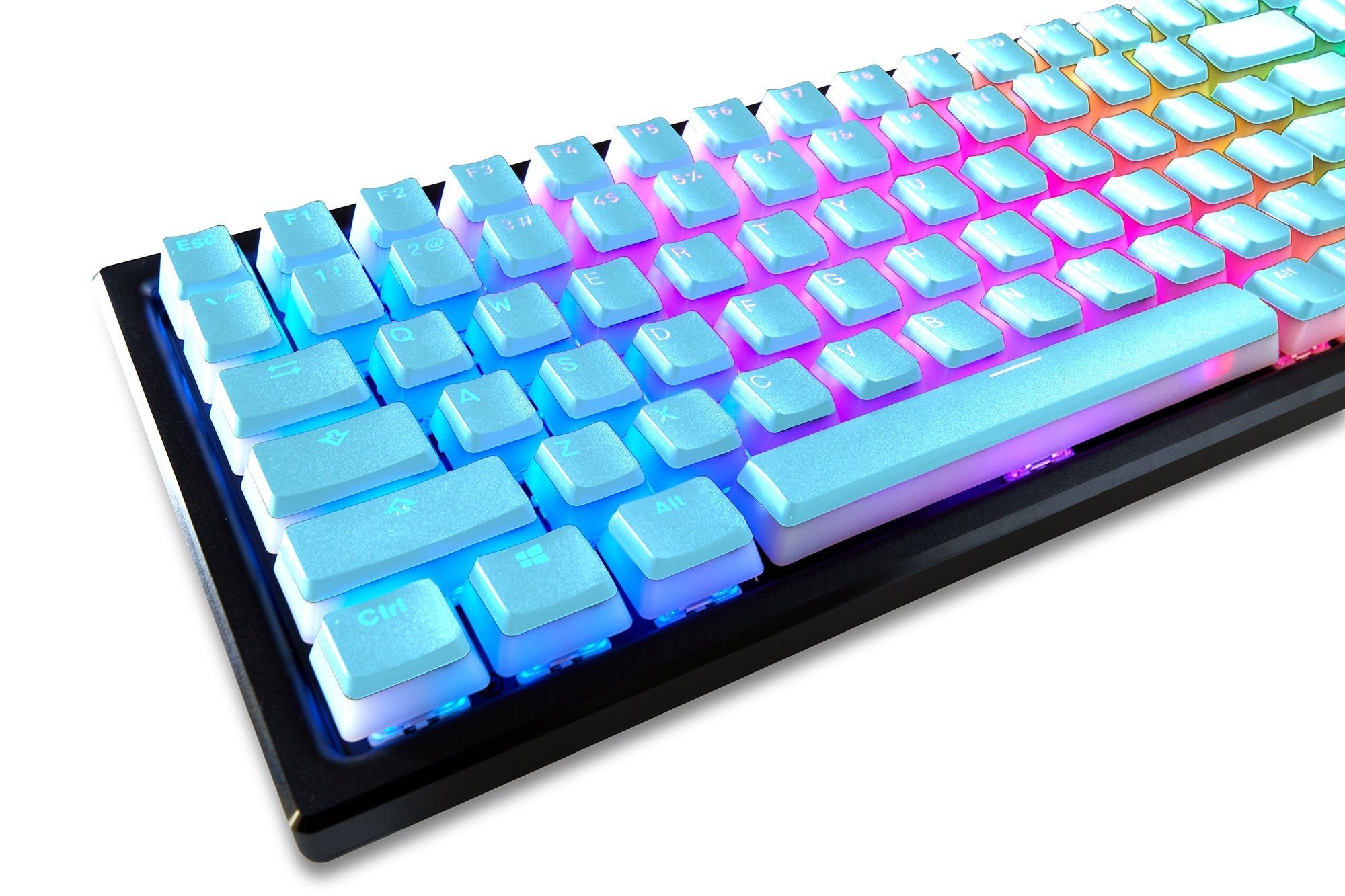 Glacier Frosted PBT Keycaps Set OEM Profile-Blue-