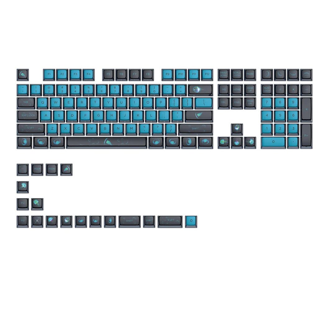 Glacier Skyloong GK7 PBT Translucent Keycaps-Jelly Fish-