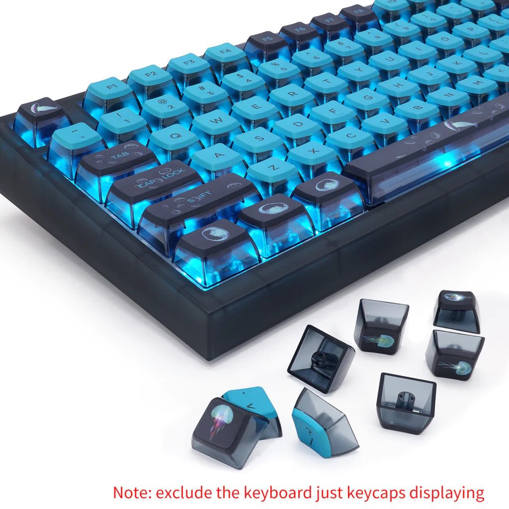 Glacier Skyloong GK7 PBT Translucent Keycaps-