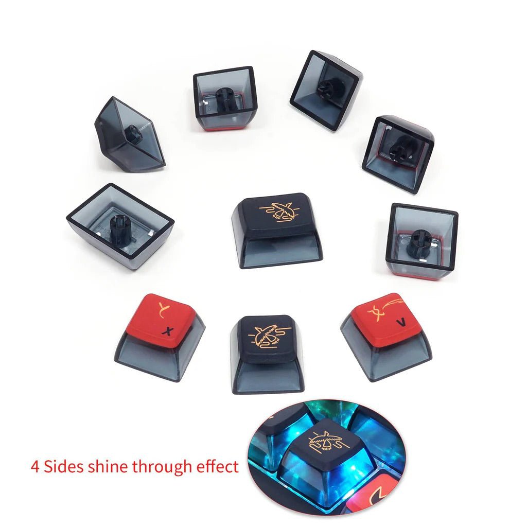 Glacier Skyloong GK7 PBT Translucent Keycaps-